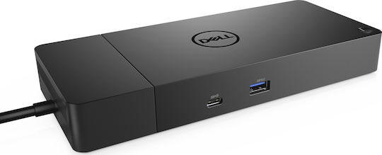 Dell WD19S 130W USB-C Docking Station με HDMI/DisplayPort 4K PD Ethernet και συνδεση 3 Οθονών Μαύρο
