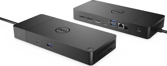 Dell WD19TBS USB-C Docking Station with HDMI/DisplayPort 4K PD Ethernet and Support for 3 Monitors Black