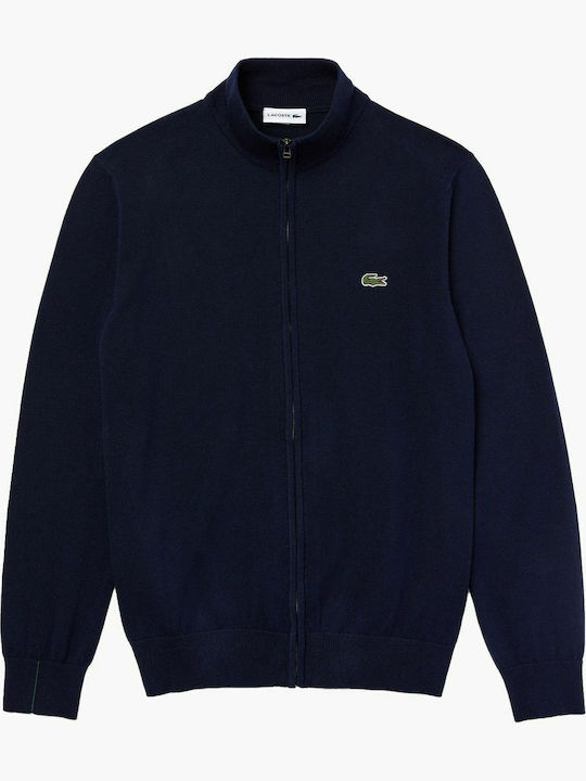 Men's Knitted Cardigan Navy Blue