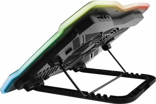 Trust GXT 1126 Aura Cooling Pad για Laptop έως 17.3" με 1 Ανεμιστήρα και Φωτισμό