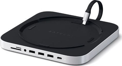 Satechi USB-C Докинг станция с PD Ethernet Сребрист (ST-ABHFS)