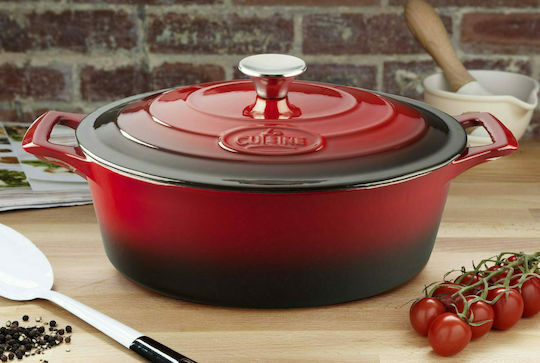 La Cuisine Дълбока Тенджера от Чугун 4.75лт / 29см Red