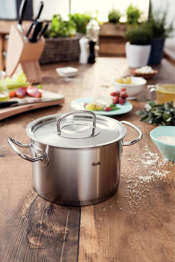 Fissler Original Profi Tiefer Edelstahl-Topf 6.3Es / 24cm