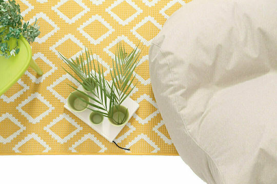 Royal Carpet Flox 3 Χαλί Ορθογώνιο Καλοκαιρινό Ψάθινο Yellow