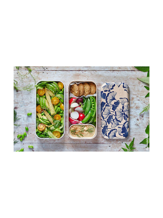 Monbento Microwave Plastic Lunch Box Original Graphic Ginkgo 1000ml