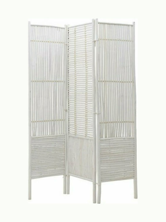 Inart Διακοσμητικό Παραβάν Ξύλινο με 3 Φύλλα 135x175cm
