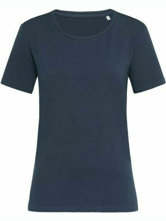 Stedman Claire Relaxed Γυναικείο Διαφημιστικό T-shirt Κοντομάνικο Marina Blue