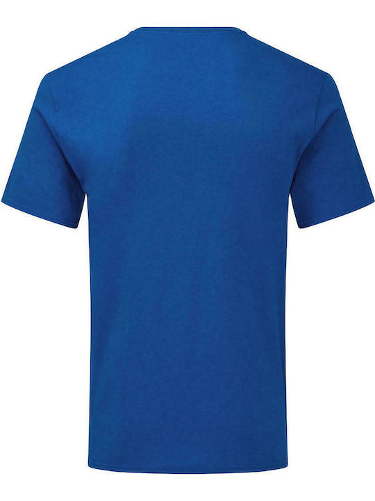 Fruit of the Loom Iconic 150 Ανδρικό Διαφημιστικό T-shirt Κοντομάνικο Royal Blue