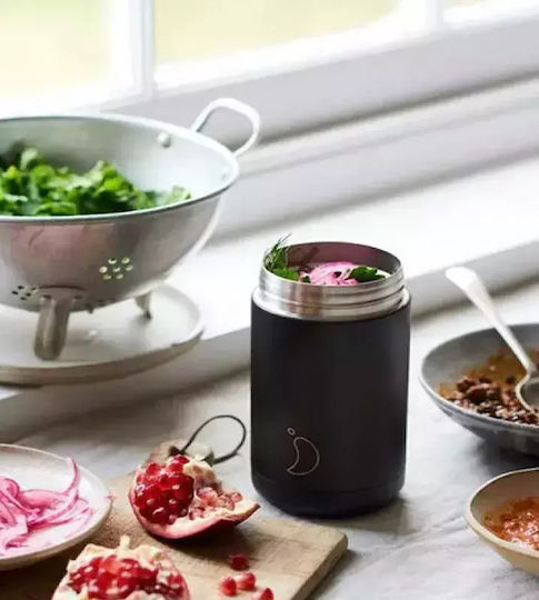 Chilly's Δοχείο Φαγητού Black 300ml