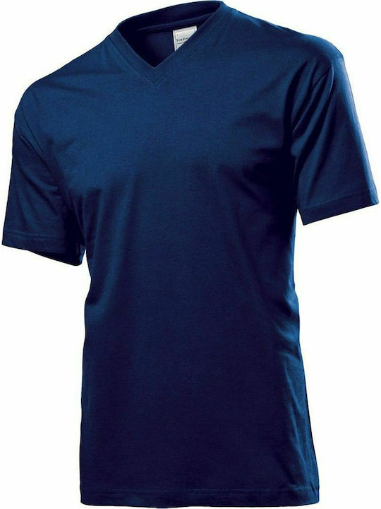 Stedman Classic-T Ανδρικό Διαφημιστικό T-shirt Κοντομάνικο Navy Blue