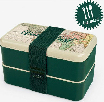 Legami Milano Lunch Box Travel Lunchbox Kunststoff Grün 350ml 1Stück