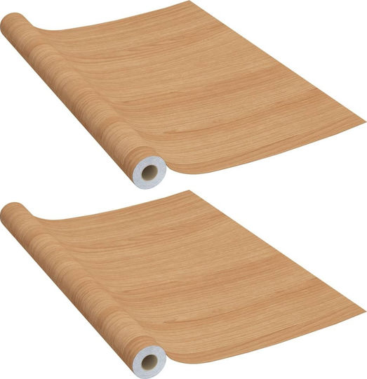 Autocolant Decorativ Ușa Stejar japonez 1buc 500x90buc vidaXL