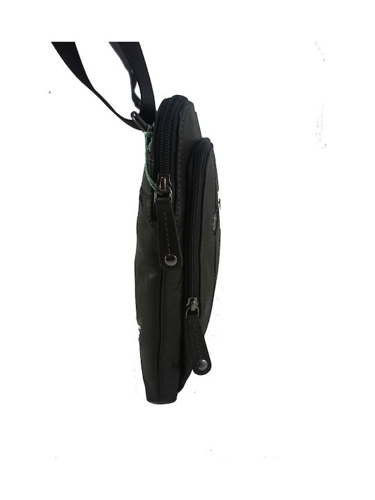 Leather Men's Bag Shoulder / Crossbody Black