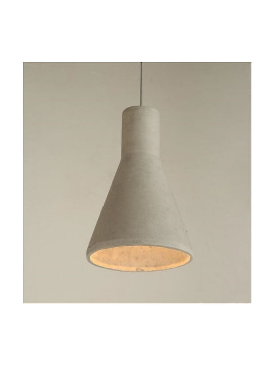 Geyer Pendant Light Single-Light for Socket E27 Gray