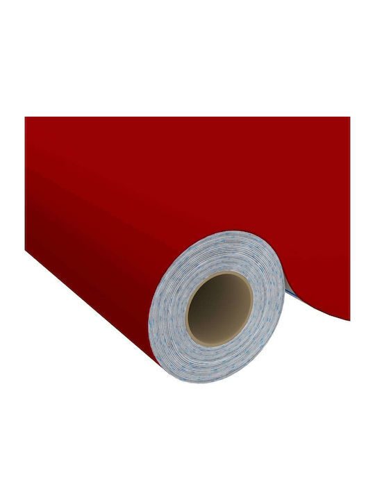 Decorative Sticker Furniture Film Red 1pcs 500x90cm vidaXL