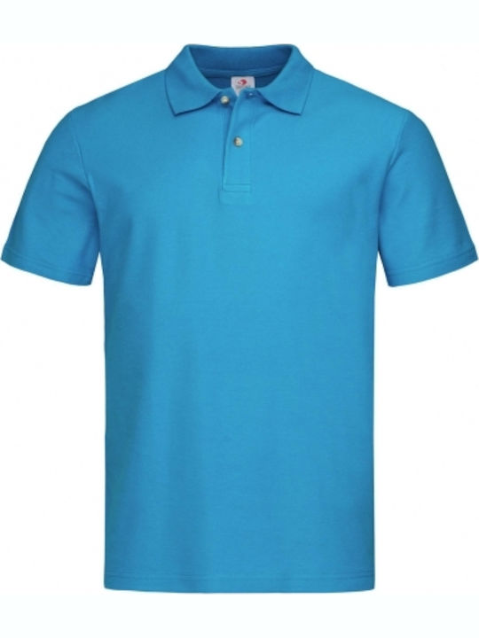 Stedman Men's Short Sleeve Promotional Blouse Light Blue