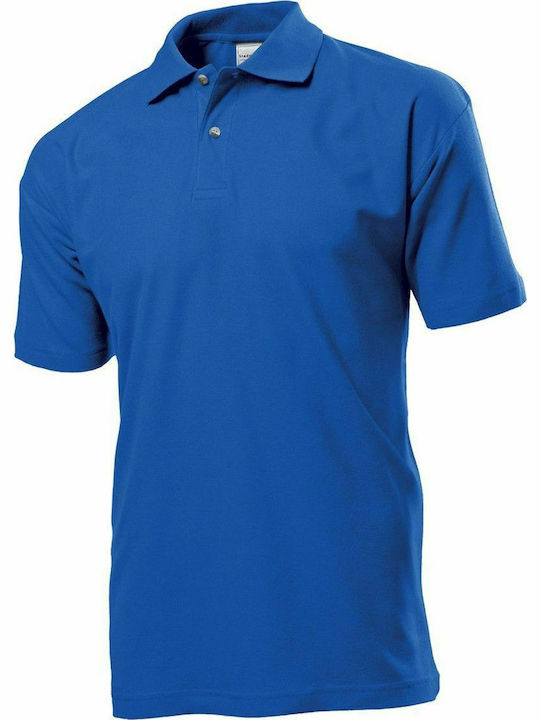 Stedman Men's Short Sleeve Promotional Blouse Blue