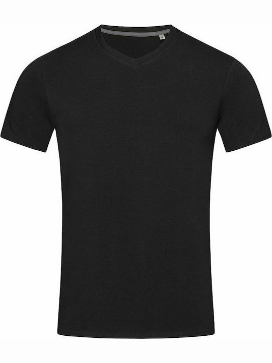 Stedman Clive Men's Short Sleeve Promotional T-Shirt Black Opal