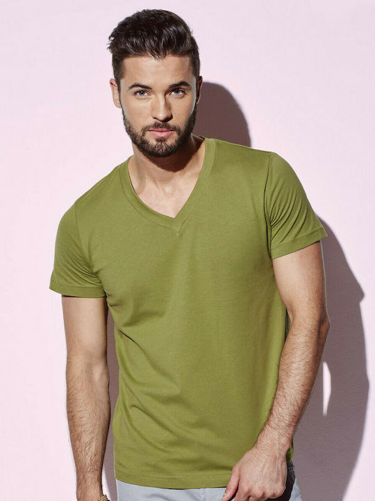 Stedman James Men's Short Sleeve Promotional T-Shirt Earth Green