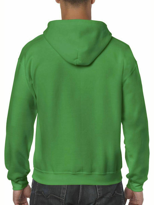 Gildan Heavy Blend Men's Long Sleeve Promotional Cardigan Irish Green 18600-167