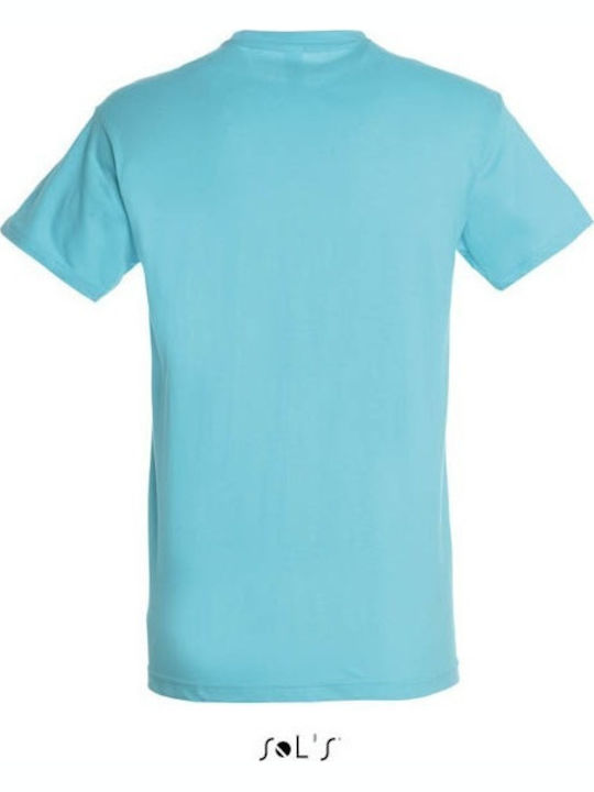 Sol's Regent Ανδρικό Διαφημιστικό T-shirt Κοντομάνικο Atoll Blue Sol's Regent Ανδρικό Διαφημιστικό T-shirt Κοντομάνικο Atoll Blue