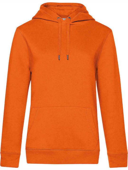 B&C Queen Women's Long Sleeve Promotional Sweatshirt Pure Orange WW02Q-233