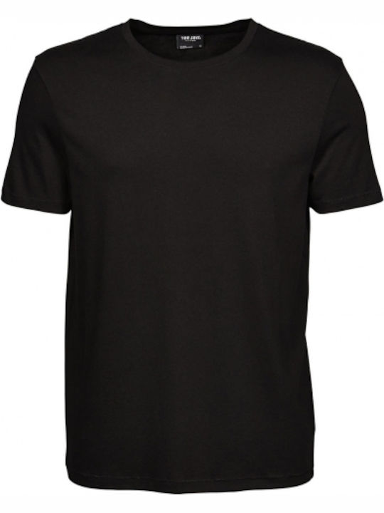 Tee Jays Luxury Tee Men's Short Sleeve Promotional T-Shirt Black