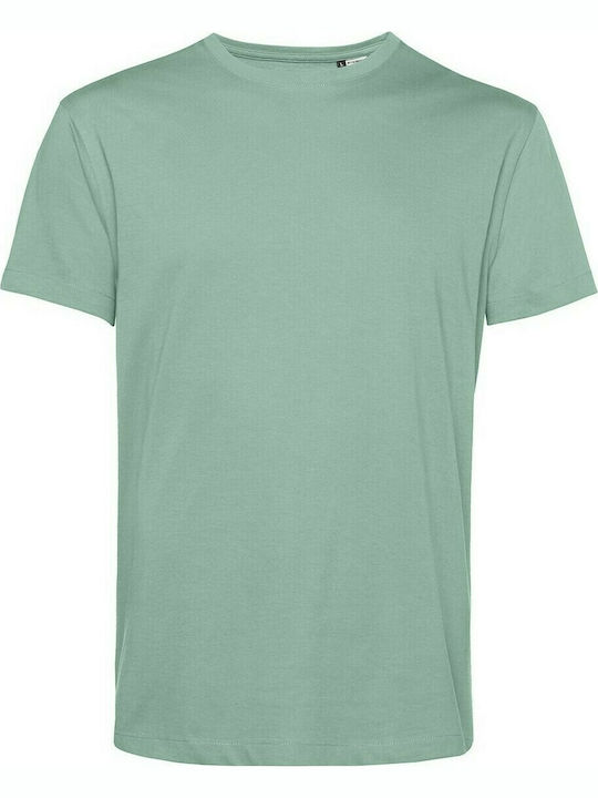 B&C E150 Ανδρικό Διαφημιστικό T-shirt Κοντομάνικο Sage Green