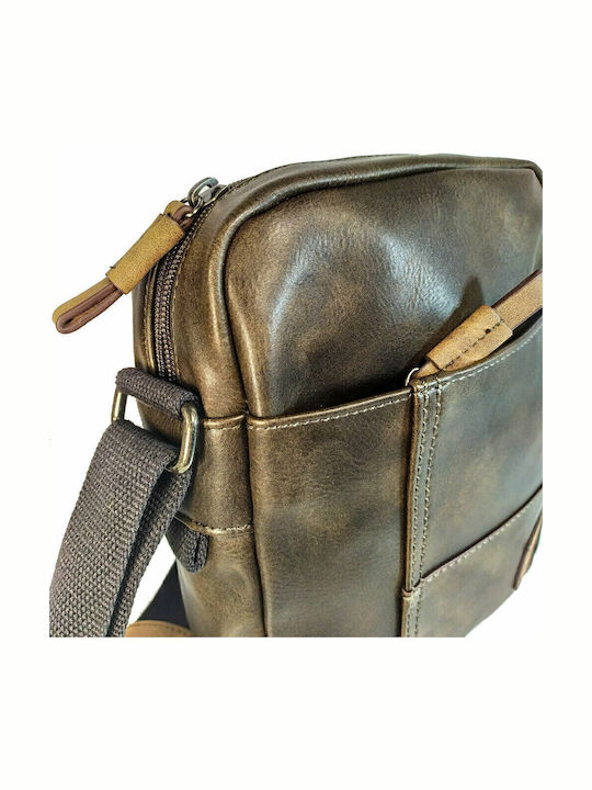 Laos Herrentasche Schulter / Crossbody Braun