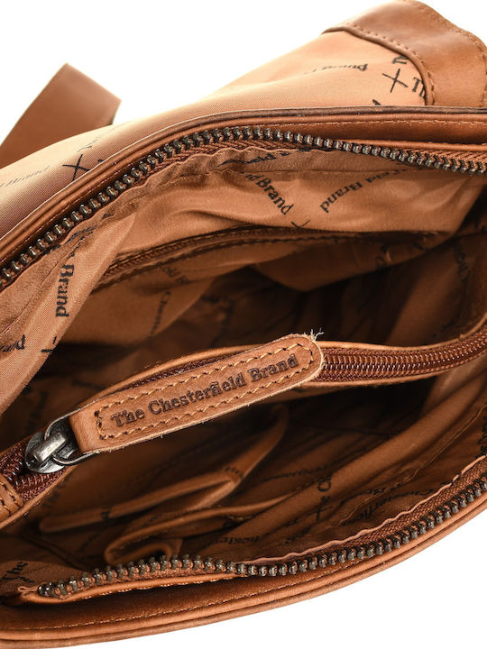 Leather Men's Bag Messenger Tabac Brown
