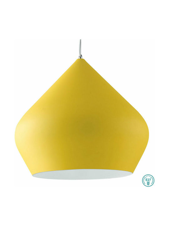 Fan Europe Tholos Pendant Light Single-Light Bell for Socket E27 Yellow