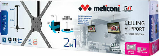 Meliconi 480862 Βάση Τηλεόρασης Οροφής έως 60" και 35kg