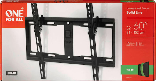 One For All WM 4421 OFA-WM4421 Wall TV Mount up to 60" and 100kg