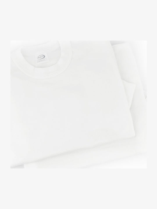 6/601 Men's Undershirts Short-sleeved in White Color 2Pack