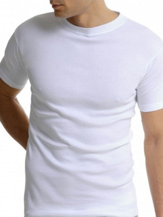 6/602 Men's Short Sleeve Undershirt White