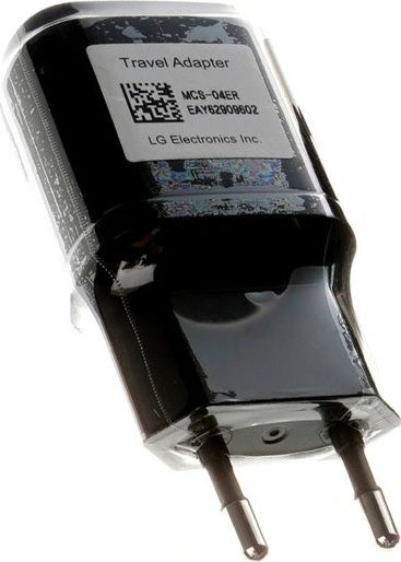 LG Ladegerät ohne Kabel mit USB-A Anschluss Schwarzs (MCS-04ER)