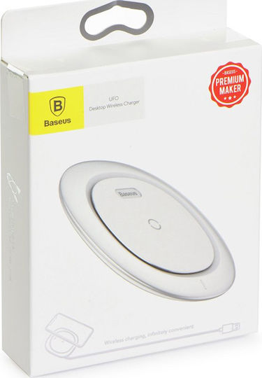 Baseus Kabelloses Ladegerät (Qi Pad) Weißs (Wireless Charging Pad)