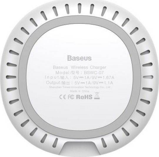 Baseus Kabelloses Ladegerät (Qi Pad) Weißs (Wireless Charging Pad)