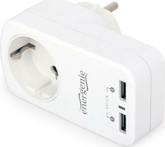 Energenie Wireless Charger (Qi Pad) 5W Whites (EG-WCQI-02)