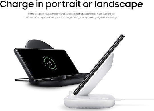Samsung Ασύρματος Φορτιστής (Qi Pad) 25W Μαύρος (EP-N6100 Duo)