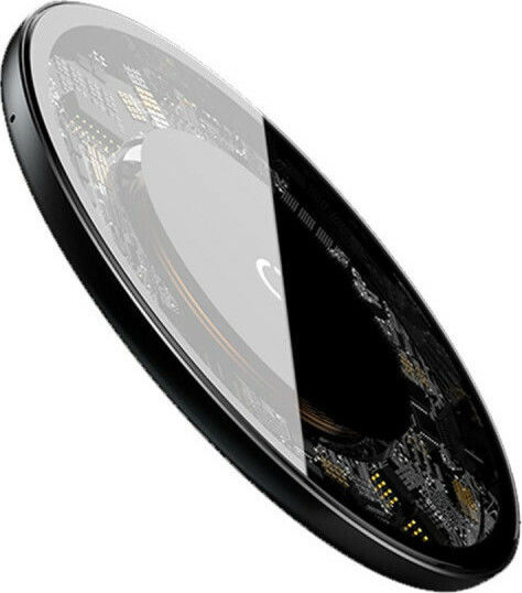 Baseus Ασύρματος Φορτιστής (Qi Pad) 10W Μαύρος (Wireless Charging Pad)