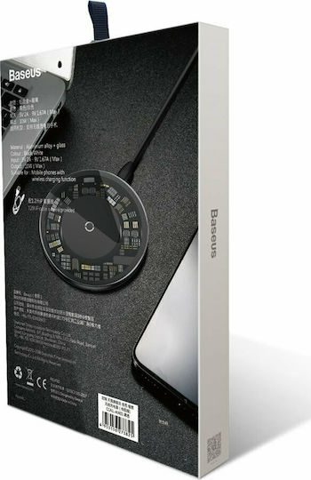 Baseus Ασύρματος Φορτιστής (Qi Pad) 10W Μαύρος (Wireless Charging Pad)