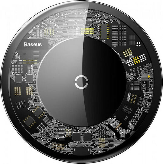 Baseus Ασύρματος Φορτιστής (Qi Pad) 10W Μαύρος (Wireless Charging Pad)