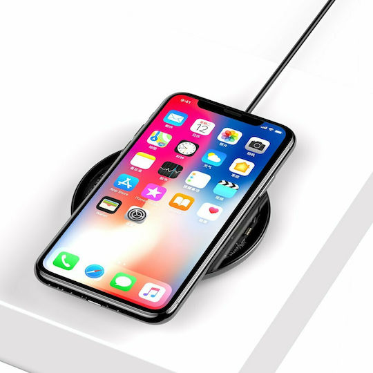 Baseus Ασύρματος Φορτιστής (Qi Pad) 10W Μαύρος (Wireless Charging Pad)