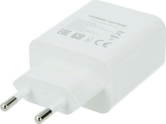 Huawei Зарядно без кабел с USB-A порт 22.5W SuperCharge Бял (HW-050450E01 Bulk)