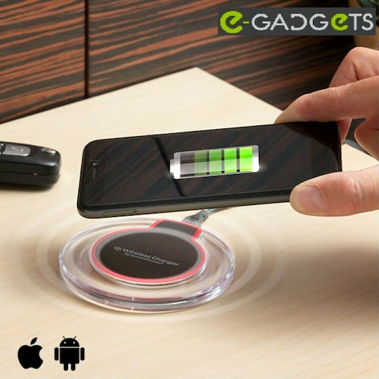 InnovaGoods Kabelloses Ladegerät (Qi Pad) Schwarzs (V0101026)