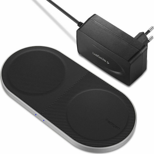 Spigen Kabelloses Ladegerät (Qi Pad) 10W Schwarzs (F310W DUO)