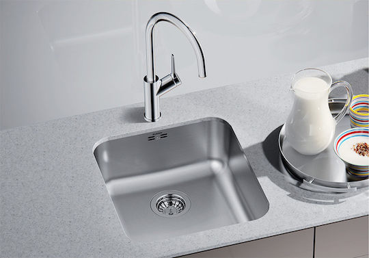 Blanco Supra 400-U 518201 Unterbau Spüle Inox Gebürstet B43xT43cm Silber