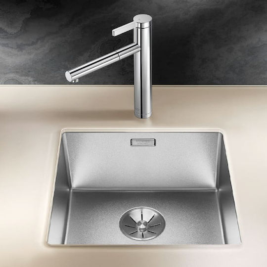 Blanco Claron 400-U Durinox 523385 Поддръжка Мивка Inox Сатен Ш44xД44см Сребрист