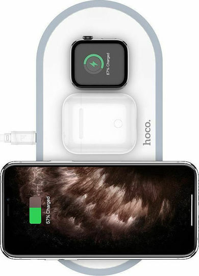 Hoco Încărcător Wireless (Qi Pad) 10W Albς (CW24 Handsome)